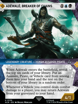 Adéwalé, Breaker of Chains (ACR-136) - Assassin's Creed: (Showcase) (Borderless)