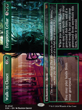 Walk-In Closet // Forgotten Cellar (DSK-341) - Duskmourn: House of Horror (Borderless)