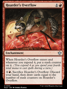 Hoarder's Overflow (BLB-141) - Bloomburrow