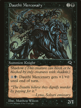 Dauthi Mercenary (TMP-124) - Tempest