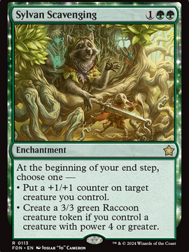 Sylvan Scavenging (FDN-113) - Foundations Foil