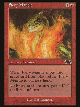 Fiery Mantle (USG-186) - Urza's Saga