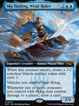 Mu Yanling, Wind Rider (Extended Art) (DFT-379) - Aetherdrift