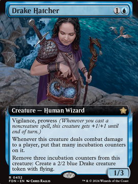 Drake Hatcher (FDN-452) - Foundations: (Extended Art) Foil