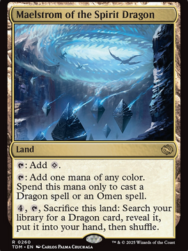 Maelstrom of the Spirit Dragon (TDM-260) - Tarkir: Dragonstorm Foil