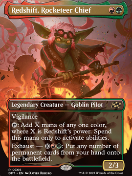Redshift, Rocketeer Chief (Borderless) (DFT-366) - Aetherdrift