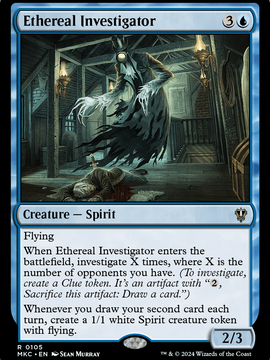 Ethereal Investigator (MKC-105) - Murders at Karlov Manor Commander