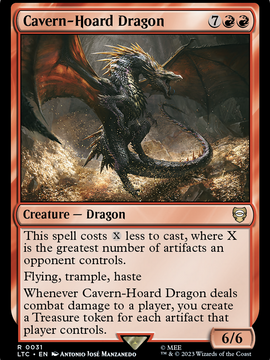 Cavern-Hoard Dragon (LTC-031) - Tales of Middle-earth Commander