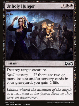 Unholy Hunger (UMA-120) - Ultimate Masters Foil