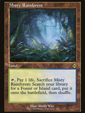 Misty Rainforest (MH2-438) - Modern Horizons 2 Foil