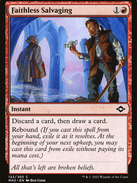 Faithless Salvaging (MH2-122) - Modern Horizons 2 Foil