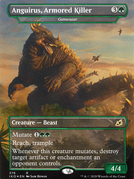 Gemrazer (IKO-376) - Ikoria: Lair of Behemoths / Anguirus, Armored Killer (Borderless)
