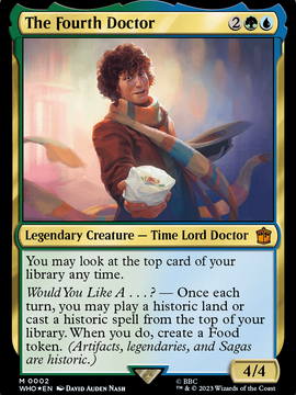 The Fourth Doctor (WHO-002) - Doctor Who Foil