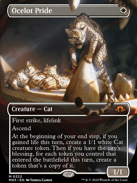 Ocelot Pride (MH3-322) - Modern Horizons 3 (Borderless) Foil