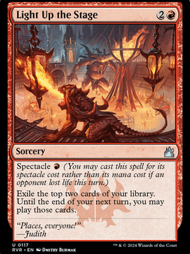 Light Up the Stage (RVR-117) - Ravnica Remastered