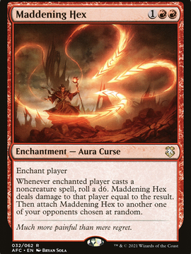 Maddening Hex (AFC-032) - Forgotten Realms Commander