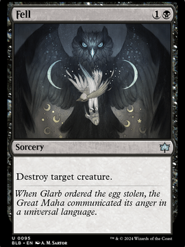 Fell (BLB-095) - Bloomburrow Foil