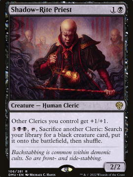 Shadow-Rite Priest (DMU-106) - Dominaria United Foil