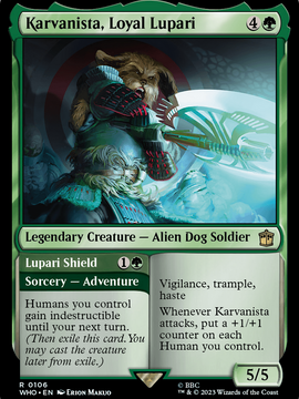 Karvanista, Loyal Lupari // Lupari Shield (WHO-106) - Doctor Who