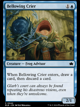 Bellowing Crier (BLB-042) - Bloomburrow