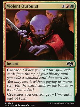 Violent Outburst (J25-746) - Foundations Jumpstart