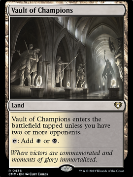Vault of Champions (CMM-436) - Commander Masters