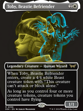 Toby, Beastie Befriender (DSK-356) - Duskmourn: House of Horror (Borderless)