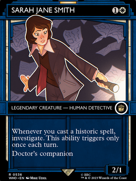 Sarah Jane Smith (WHO-536) - Doctor Who: (Showcase) (Borderless)
