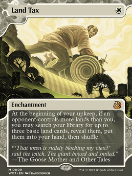 Land Tax (WOT-009) - Wilds of Eldraine: Enchanting Tales: (Showcase) (Borderless)