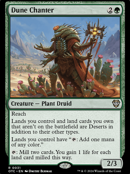 Dune Chanter (OTC-031) - Outlaws of Thunder Junction Commander