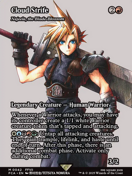 Najeela, the Blade-Blossom (FCA-042) - FINAL FANTASY: Through the Ages / Cloud Strife (Borderless)