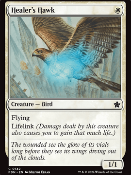 Healer's Hawk (FDN-142) - Foundations