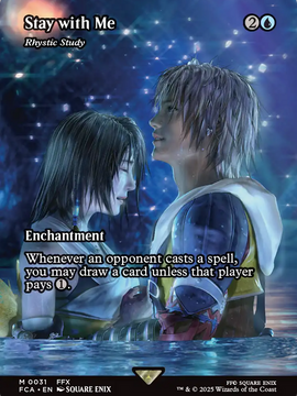 Rhystic Study (FCA-031) - FINAL FANTASY: Through the Ages / Stay with Me: (enchantment) (Borderless)