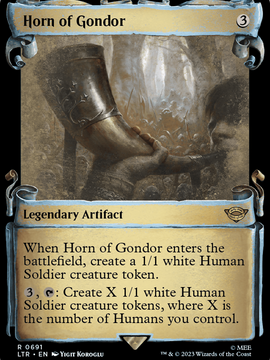 Horn of Gondor (LTR-691) - The Lord of the Rings: Tales of Middle-earth: (Showcase) Foil