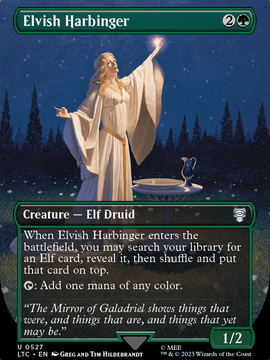 Elvish Harbinger (LTC-527) - Tales of Middle-earth Commander (Borderless) Foil