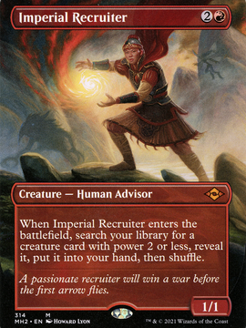 Imperial Recruiter (MH2-314) - Modern Horizons 2 (Borderless) Foil
