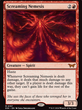 Screaming Nemesis (DSK-157) - Duskmourn: House of Horror Foil