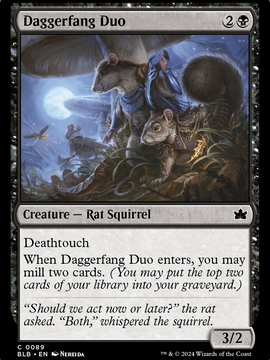 Daggerfang Duo (BLB-089) - Bloomburrow
