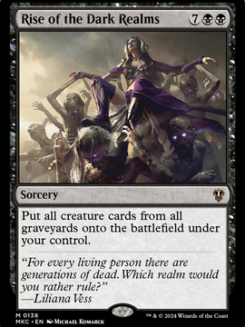 Rise of the Dark Realms (MKC-138) - Murders at Karlov Manor Commander