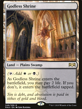 Godless Shrine (RNA-248) - Ravnica Allegiance