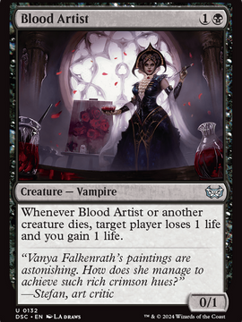 Blood Artist (DSC-132) - Duskmourn: House of Horror Commander