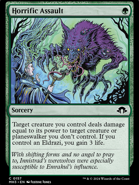 Horrific Assault (MH3-157) - Modern Horizons 3 Foil