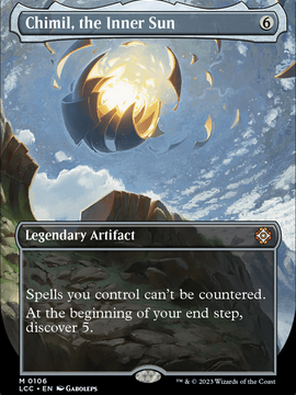 Chimil, the Inner Sun (LCC-106) - The Lost Caverns of Ixalan Commander (Borderless) Foil