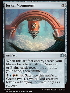Jeskai Monument (TDM-244) - Tarkir: Dragonstorm Foil