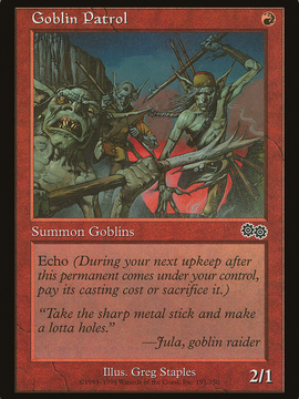 Goblin Patrol (USG-193) - Urza's Saga