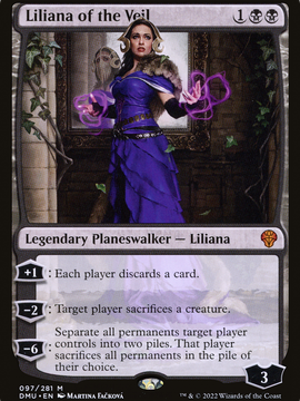 Liliana of the Veil (DMU-097) - Dominaria United Foil