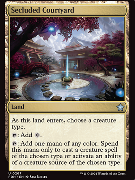 Secluded Courtyard (FDN-267) - Foundations Foil