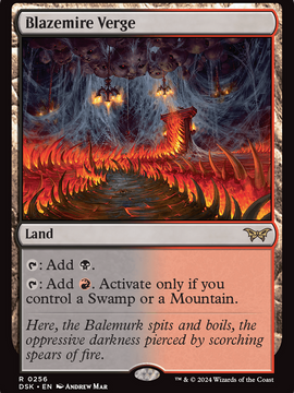 Blazemire Verge (DSK-256) - Duskmourn: House of Horror