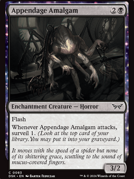 Appendage Amalgam (DSK-083) - Duskmourn: House of Horror: (nyxtouched)