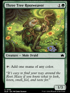 Three Tree Rootweaver (BLB-198) - Bloomburrow